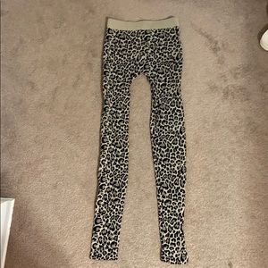 Cheetah print leggings
